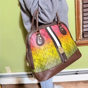Huge L.A.M.B. By Gwen Stefani Rasta Ombré Satchel